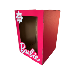 Barbie Kutusu Kişileştirilebilir 70x70x100cm