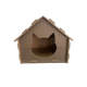 Çatılı Kedi Evi - Geri Dönüştürülebilir Malzeme Kedi Dostu