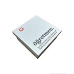 Öğretmen Yazılı Öğretmenler Günü Hediye Kutusu 25x25x12cm - Görsel 3