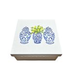 Seramik Baskılı Hediye Kutusu 25x25x12cm - Görsel 2